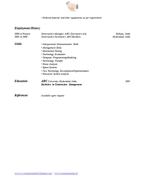 Order resume online dubai
