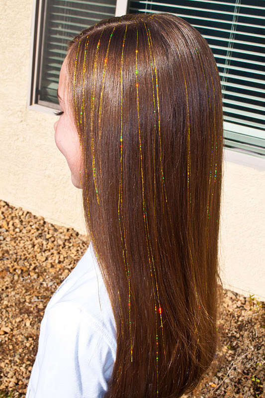 Princess Piggies Friday's Film Hair Tinsel