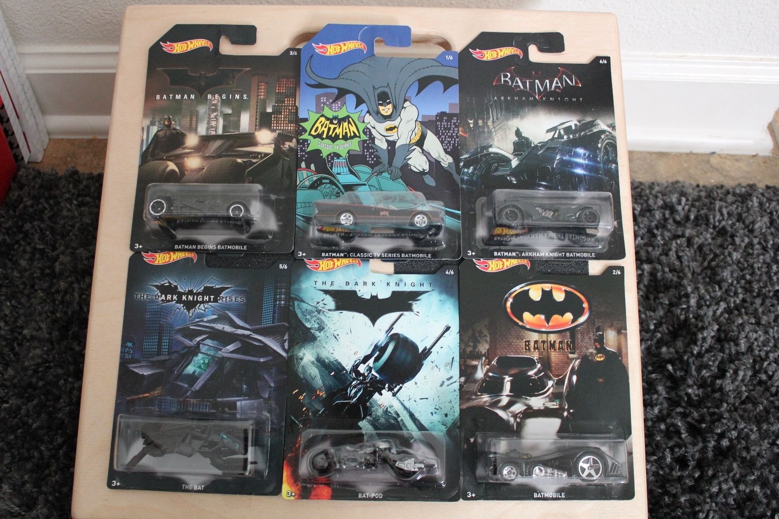 hot wheels batman set of 6