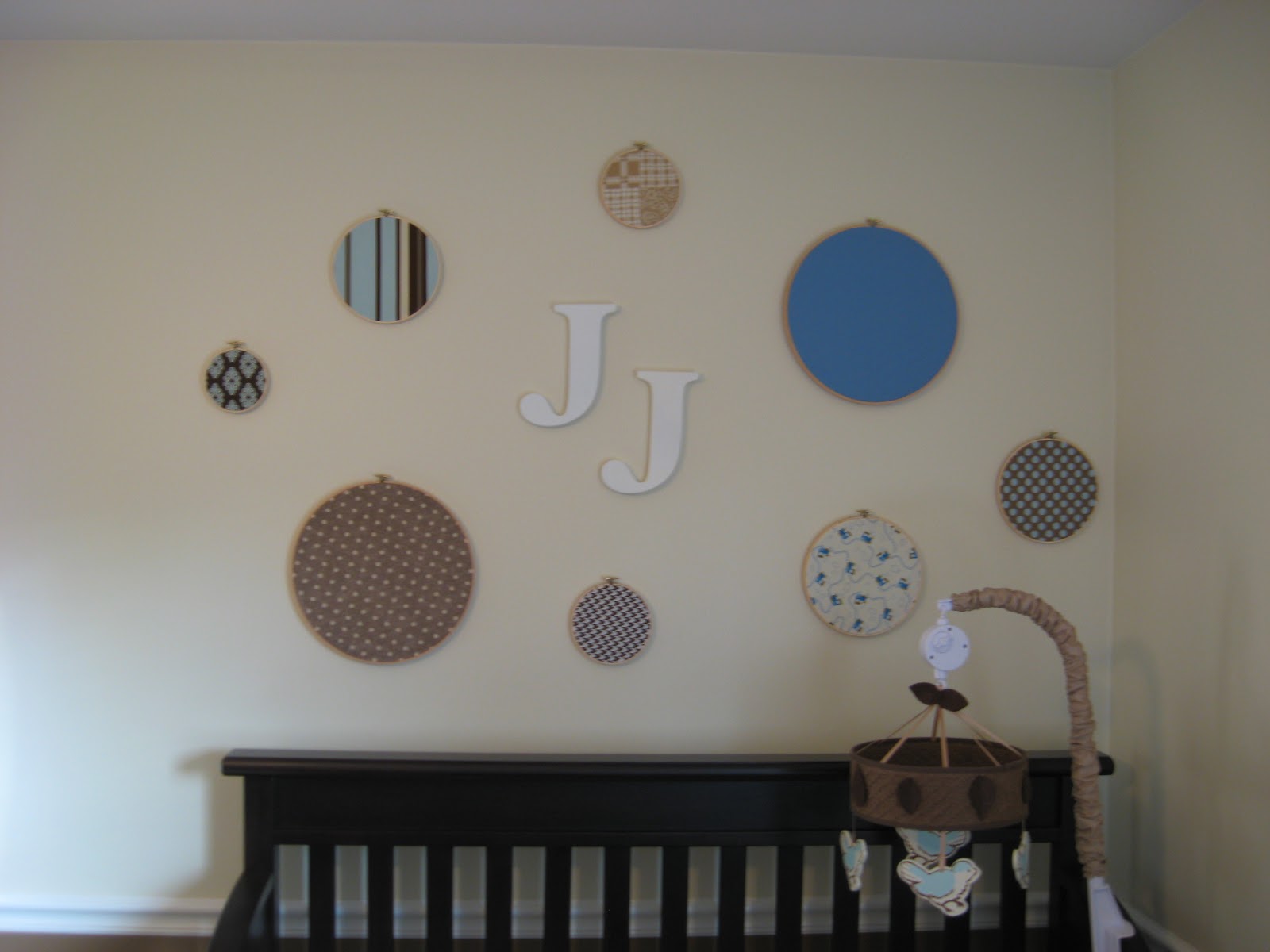 PinsterSisters Embroidery Hoop Nursery Art