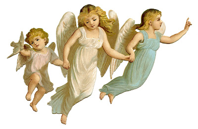 Antique Image - Angel Children