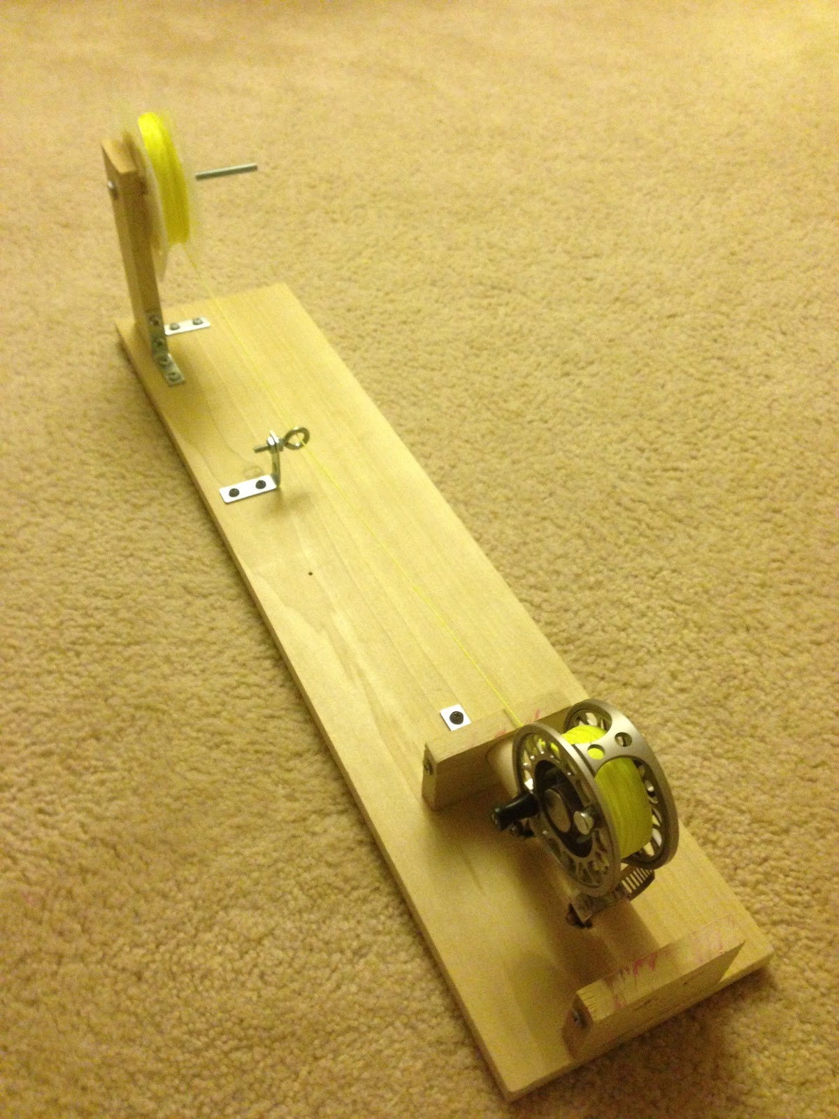 Fishing Rod Homemade Line Spooler Diy Fishing Rod Fly Line Spooler