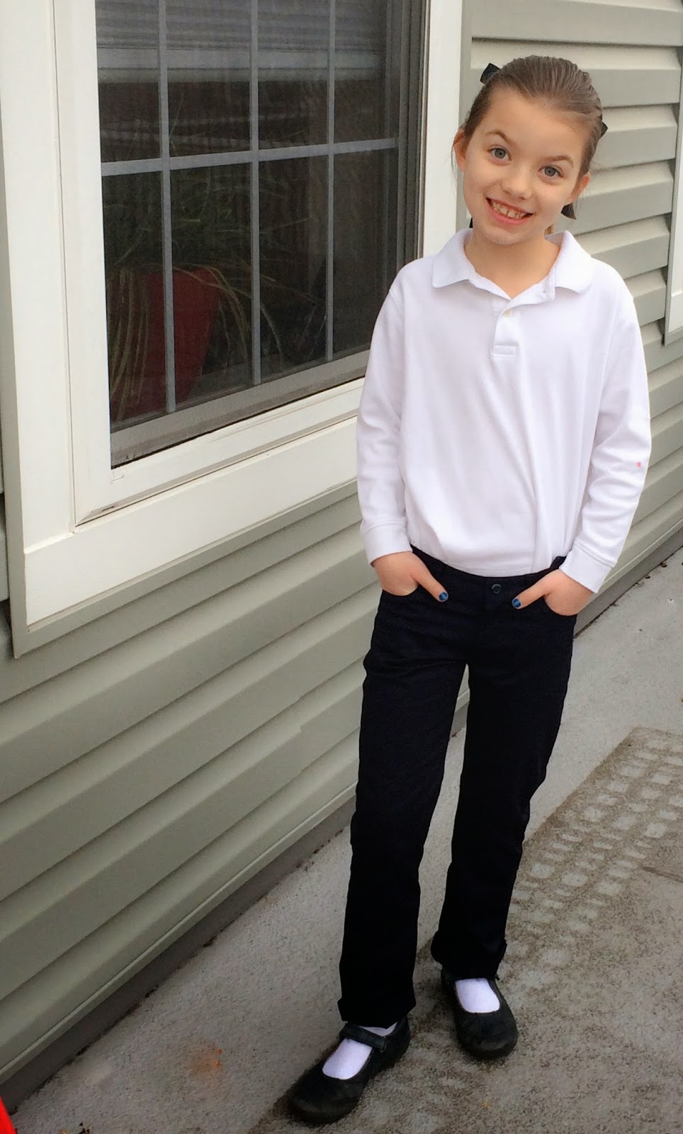 Uniform Mom Classroom Girls Narrow Leg Pants from Schoolbelles