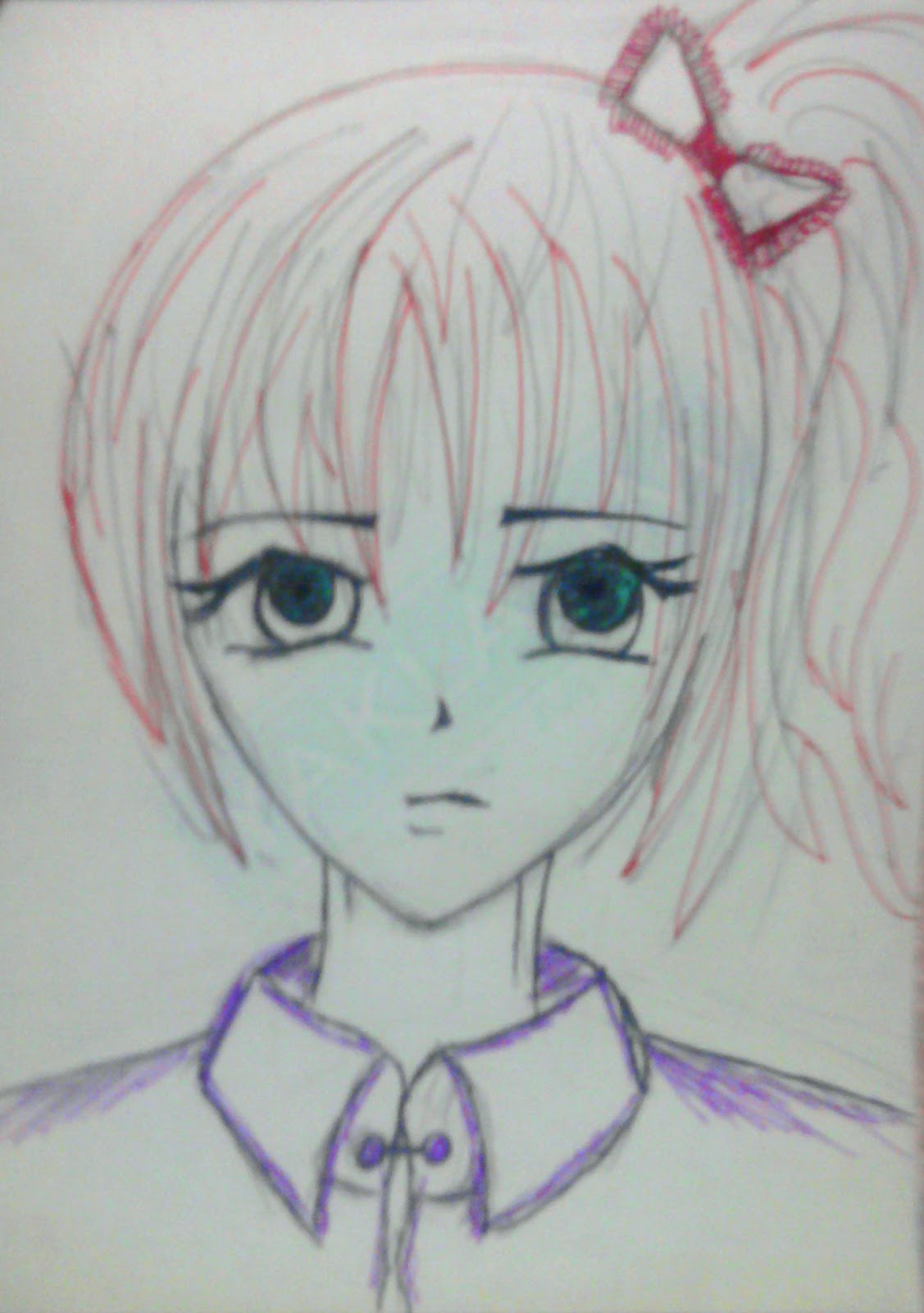 KAR TANESİ Anime çizimi, Keçeden anahtarlık