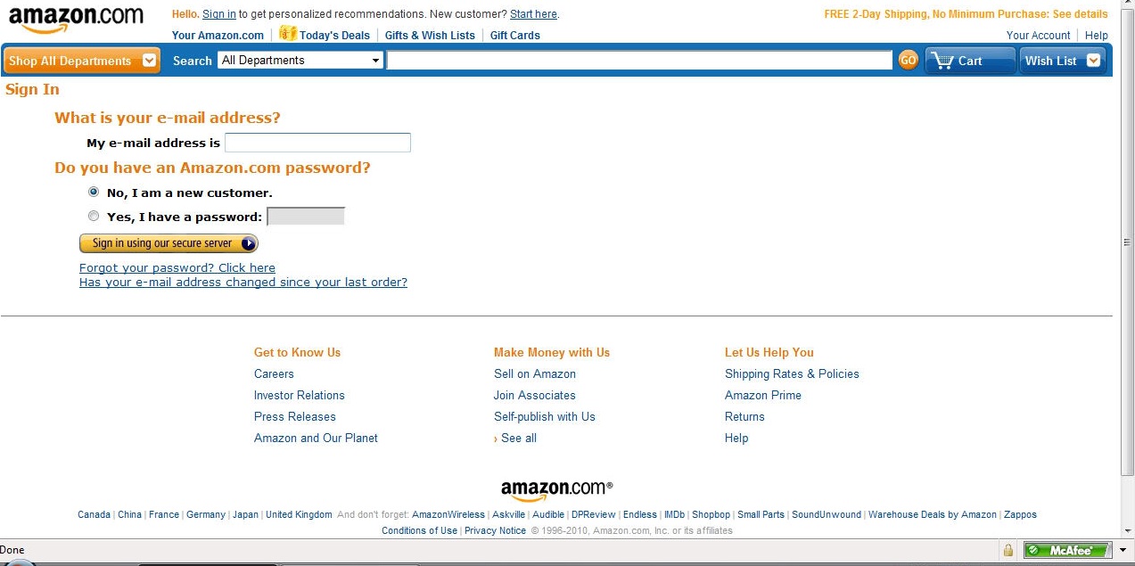 to How to Create An Amazon Account
