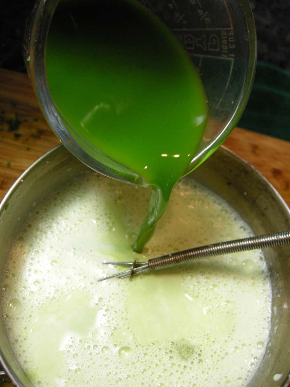 Kitchens Are Monkey Business Rosie Makes A Basil Espuma.