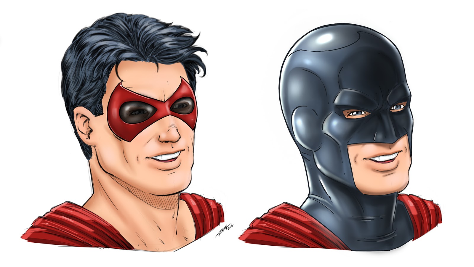 Ram Studios Comics: How to Draw A Superhero Mask - In Sketchbook Pro 8