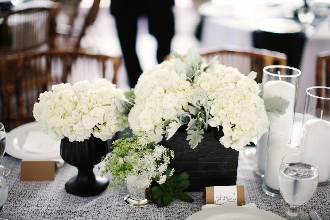 Hydrangea Centerpieces For Weddings : Hydrangea wedding centerpieces decorate in a