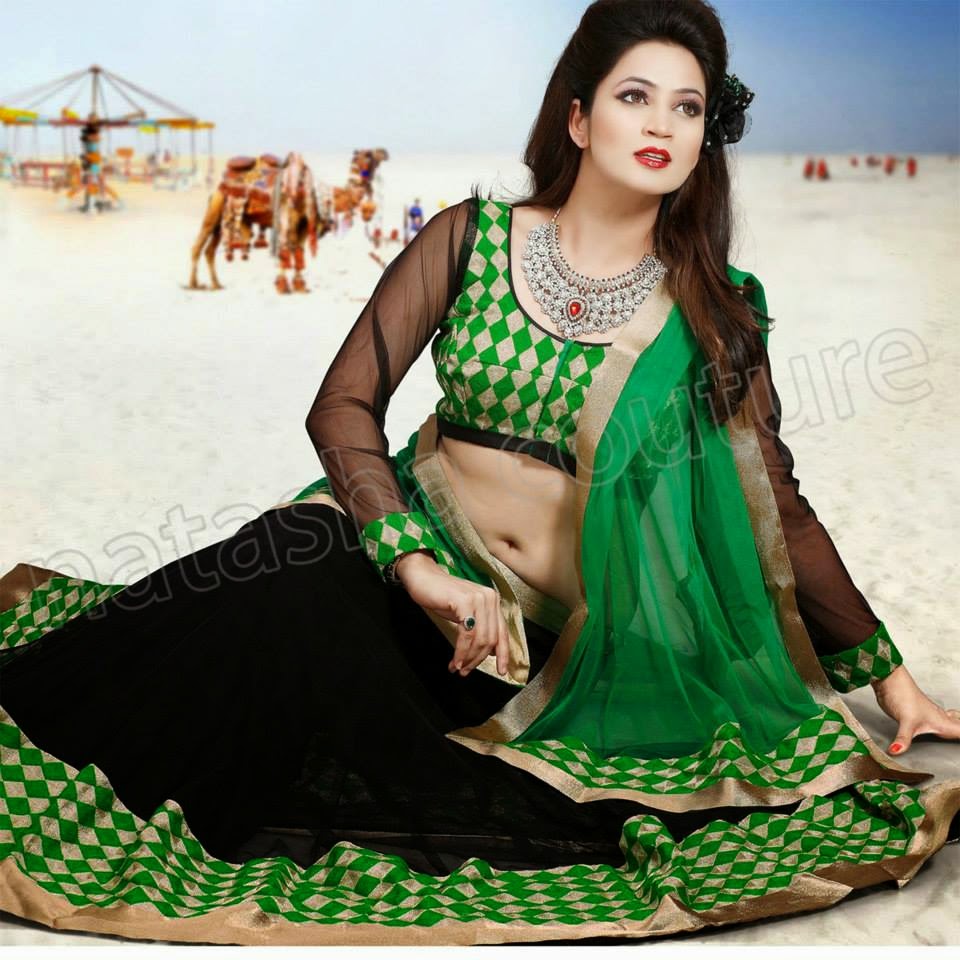 Latest Summer Lehenga Choli Collection For Young Girls By Natasha Couture From 2014 1