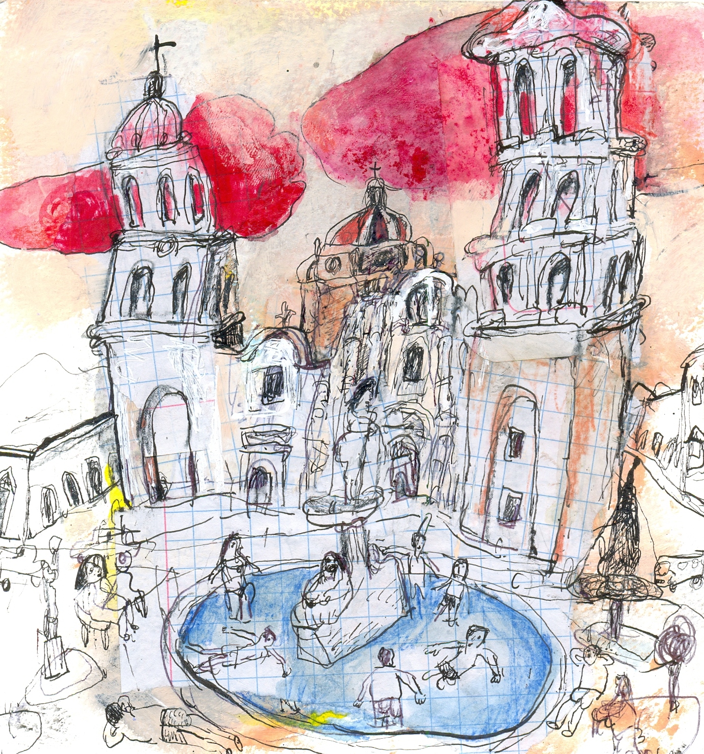 Geroca postal de la catedral de saltillo