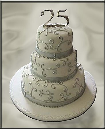 Cakes and Cakes: 25TH Wedding Anniversary