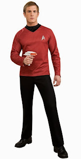 Star Trek Movie (2009) - Red Shirt Adult Costume