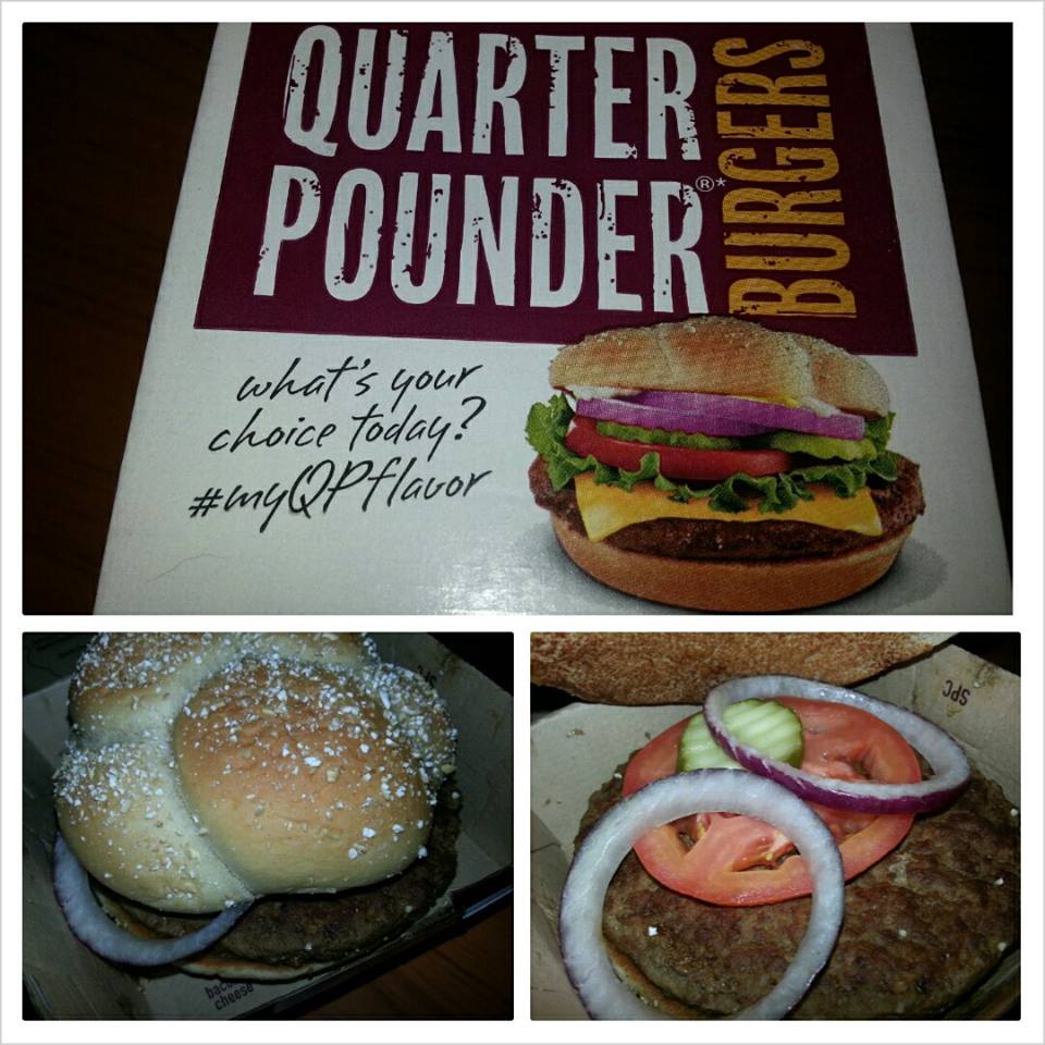 Shannon's Lightening the Load McDonald’s Deluxe Quarter Pounder