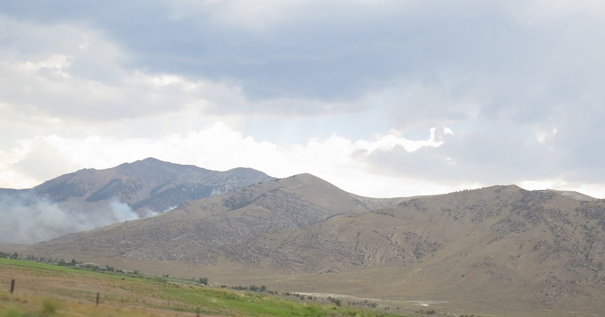Mackay, Idaho 83251 Fire Above Moore, Idaho Just South of King