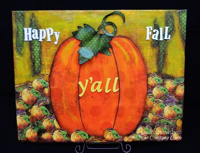 Adventures in Paperland Fall Mixed Media Canvas