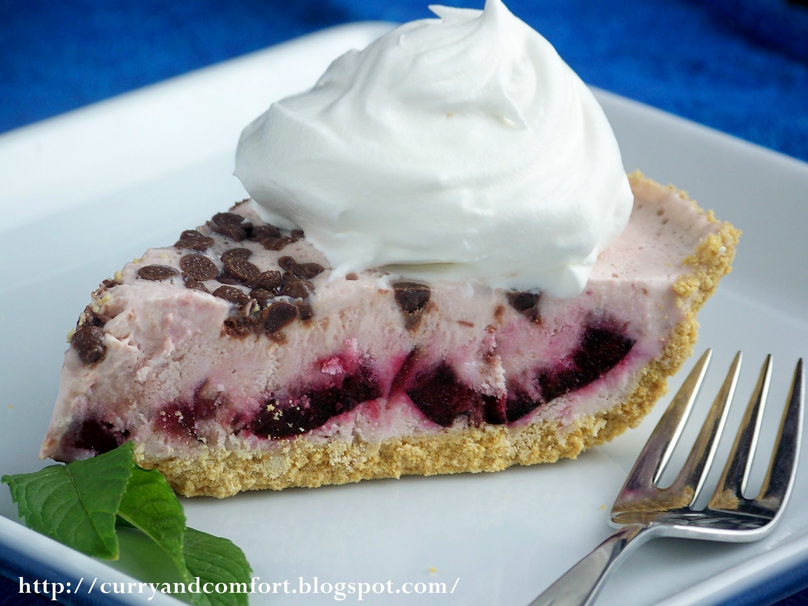 Kitchen Simmer Cherry Cheesecake Ice Cream Pie