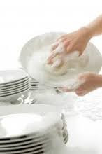 cara mudah mencuci pinggan mangkuk berminyak