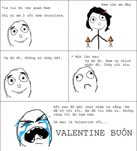ẢNH CHẾ THƠ CHẾ NGÀY VALENTINE 14/2 