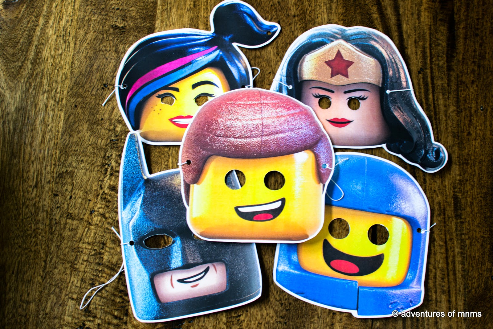 LEGO movie free mask printables for party