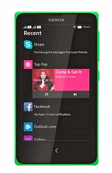 Android-based Nokia X smartphone