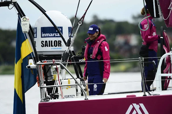 Crown Princess Victoria of Sweden attended Volvo Ocean Race in Gothenburg