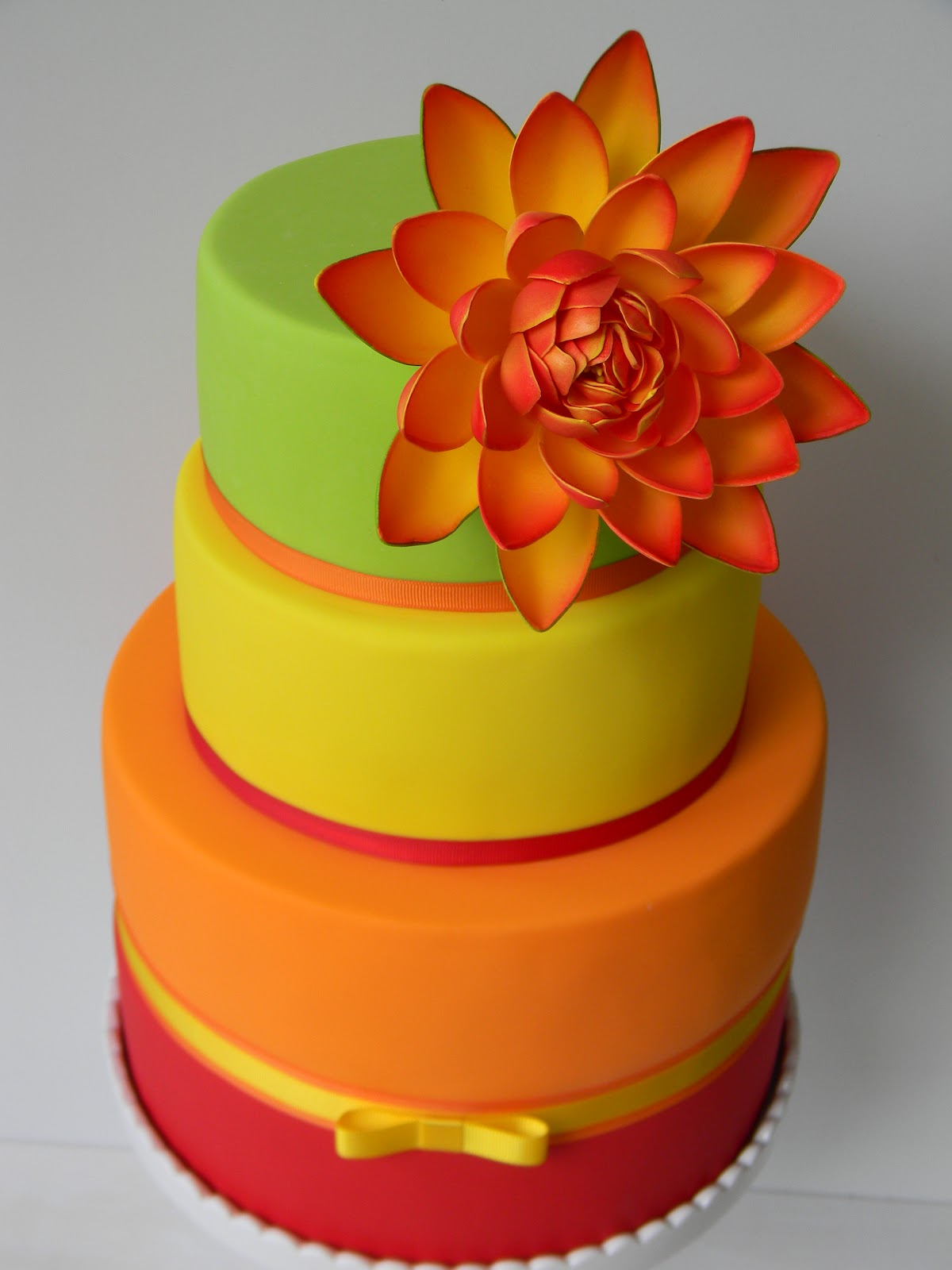 Just call me Martha Some bright coloured cakes