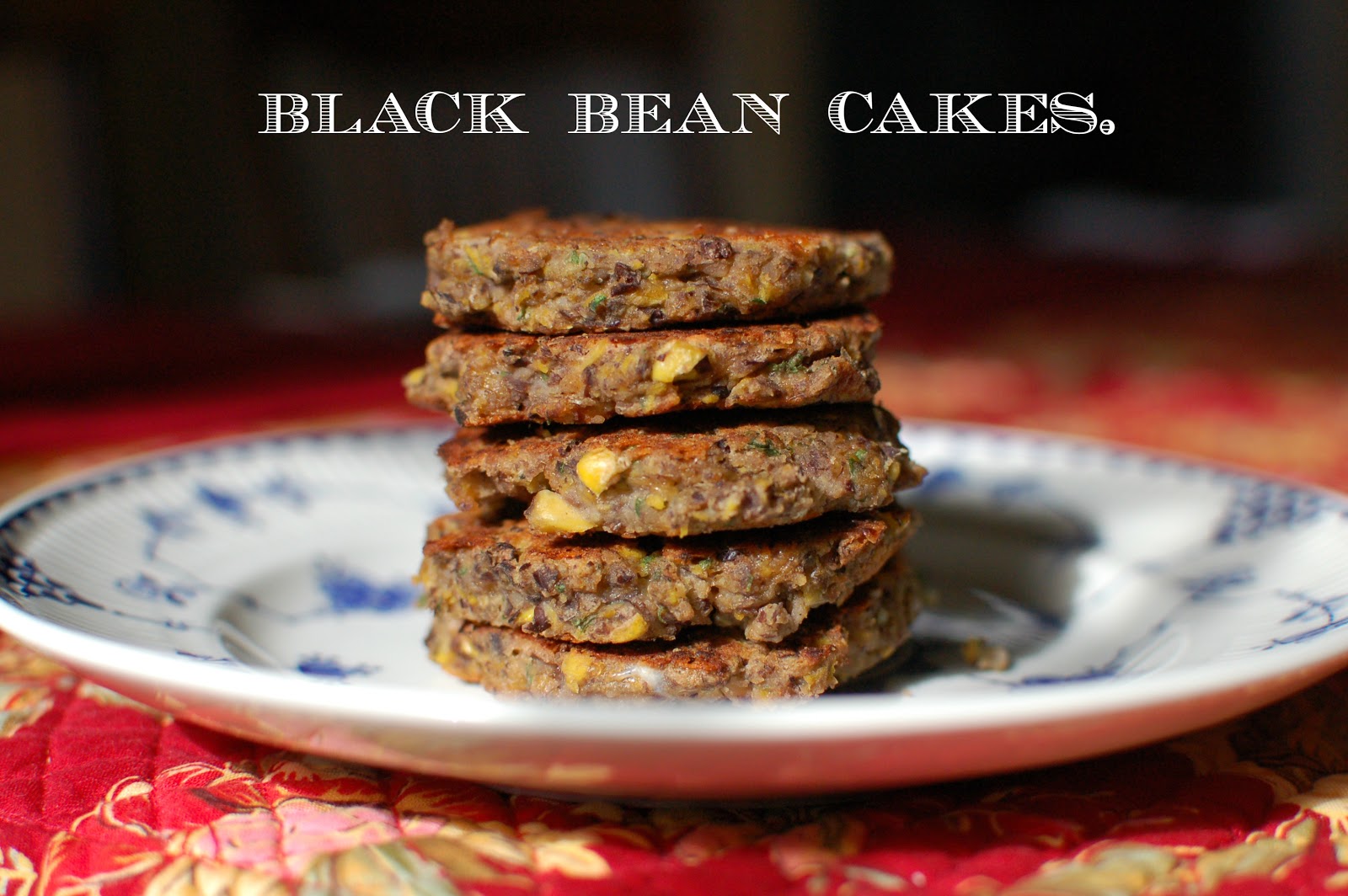 black bean and corn cakes lb's good spoon