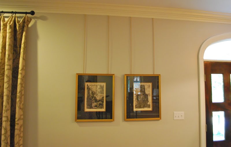 interior design musings: Picture Hanging Details