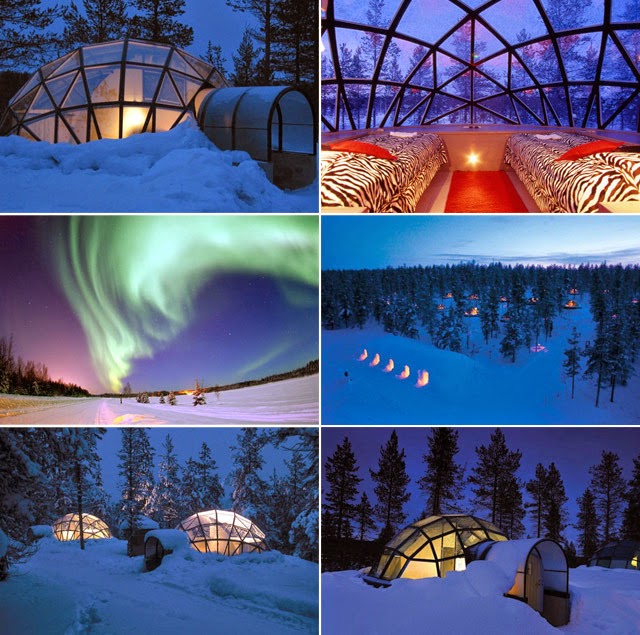 "Kakslauttanen hotel" Lapland, Finland Link Vision