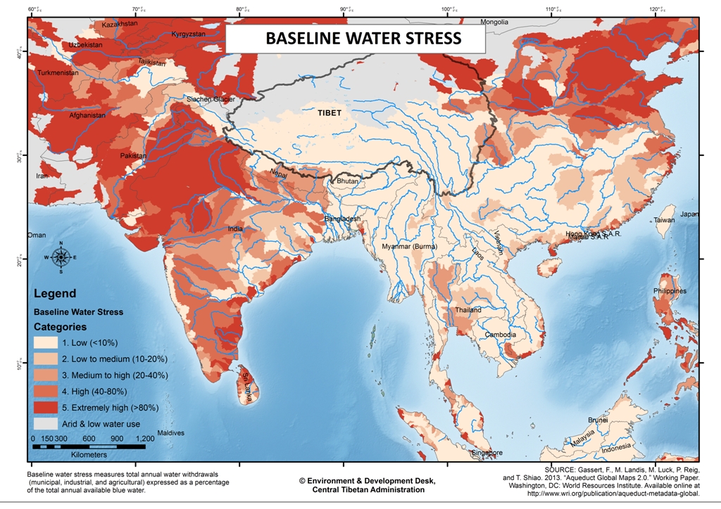 TIBET Environment and Development Water availability and management