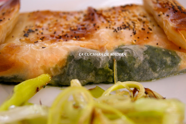 Paquetes De Salmon Y Espinacas
