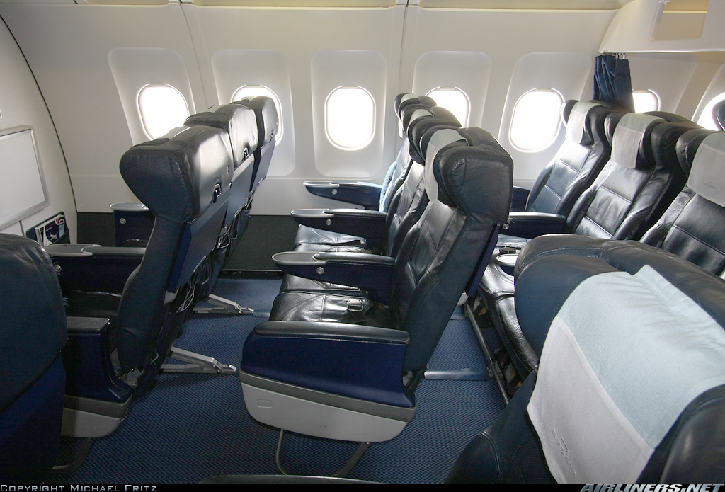 Cool Jet Airlines Airbus A319 Interior