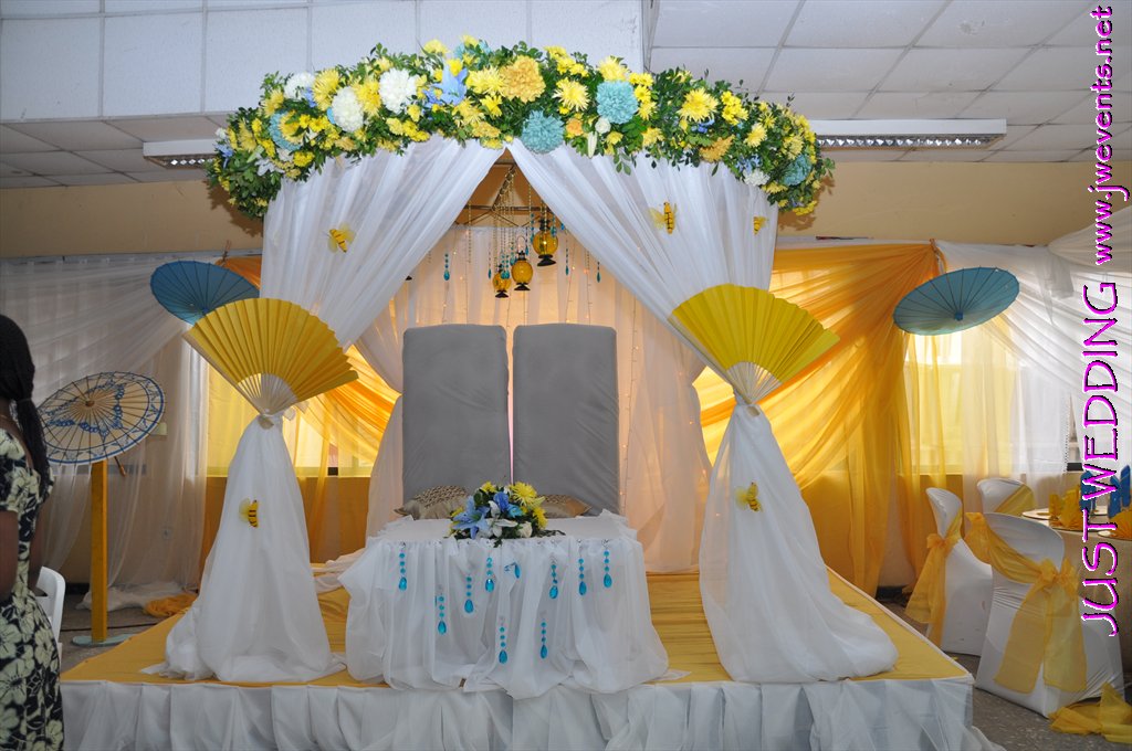 JustWeddings Inspired! from Nigeria's Wow* Factor Planners teal and