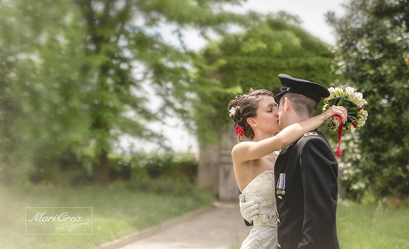 Bride and groom Mari Crea Photography