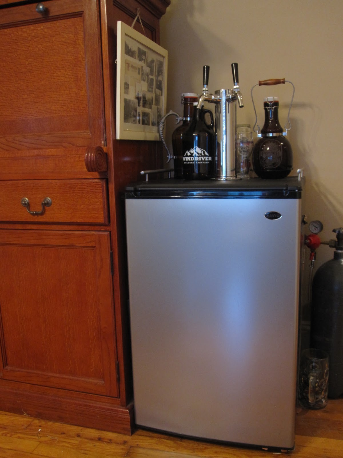 And Topher Too Draft beer at home! A Christmas miracle