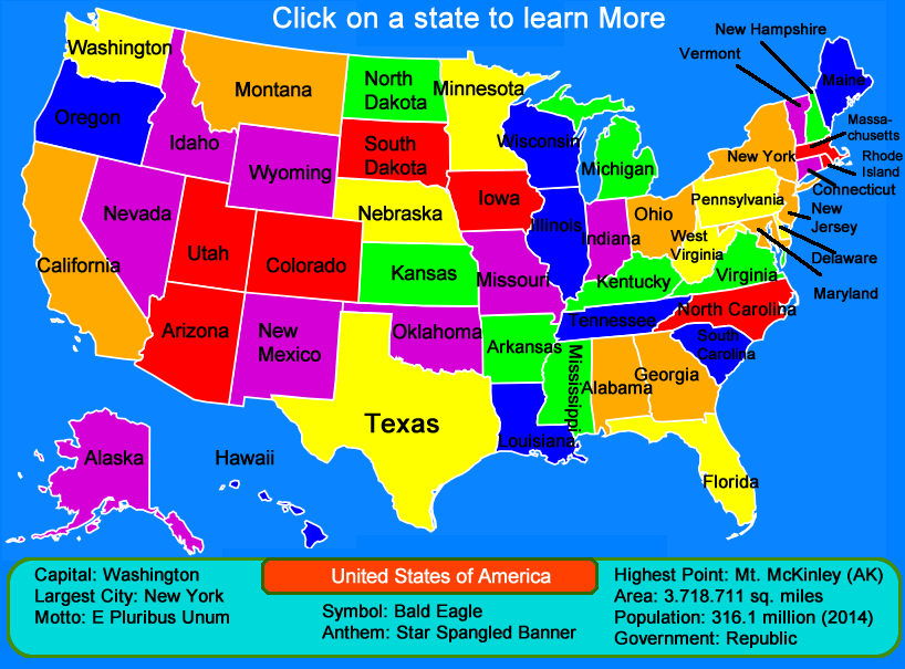 UNITED STATES MAP