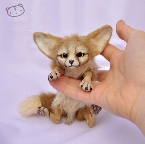 02-Little-Fennec-Fox-Lisa-Toms-Maker-of-Mythical-Creatures-and-Pet-Dolls-www-designstack-co