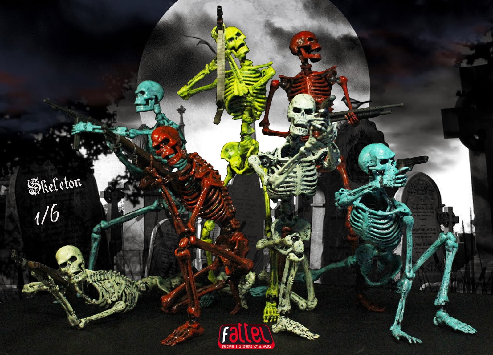 fattel skeleton action figure