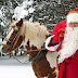 Fondo de Pantalla Navidad caballo de papa noel