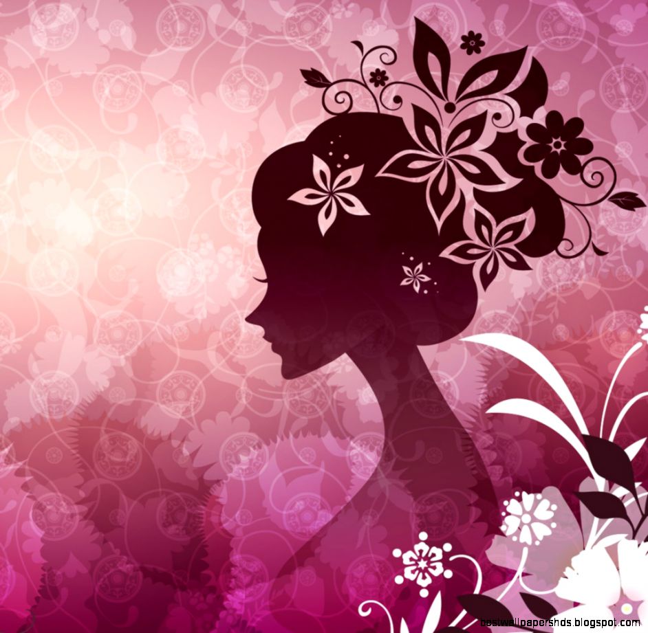 Woman with flowers pink iPad Wallpaper Download iPhone Woman with flowers pink iPad Wallpaper Download iPhone