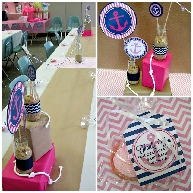 NBrynn Anchors Away! Nautical Baby Girl Shower