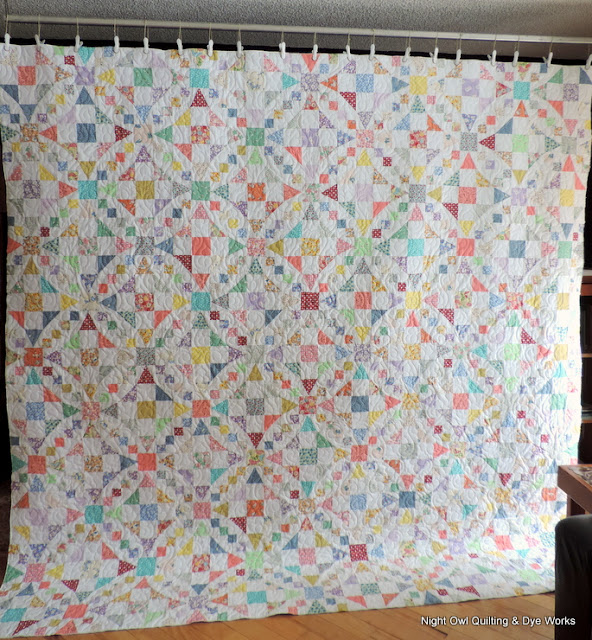 Night Owl Quilting & Dye Works Emily's Wedding Quilt