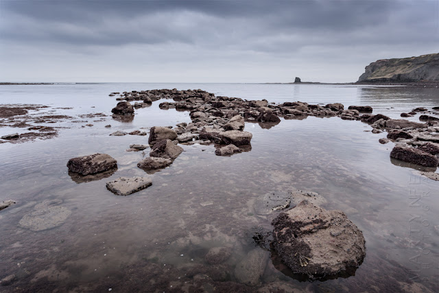 Rocky foreshore at Saltwick Bay in North Yorkshire by Martyn Ferry Photography