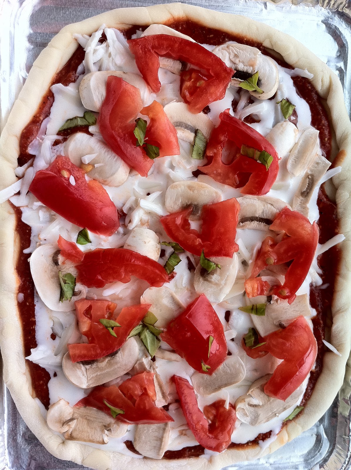 Knifing Forking Spooning Mario Batali's Pizza Margherita with Homemade