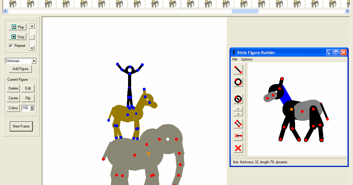 stick figure animation software Pivot Animator