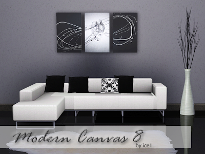 Set of 10 Modern Canvas's Black+and+White+Splash+Modern+Canvas+8+-+Copy