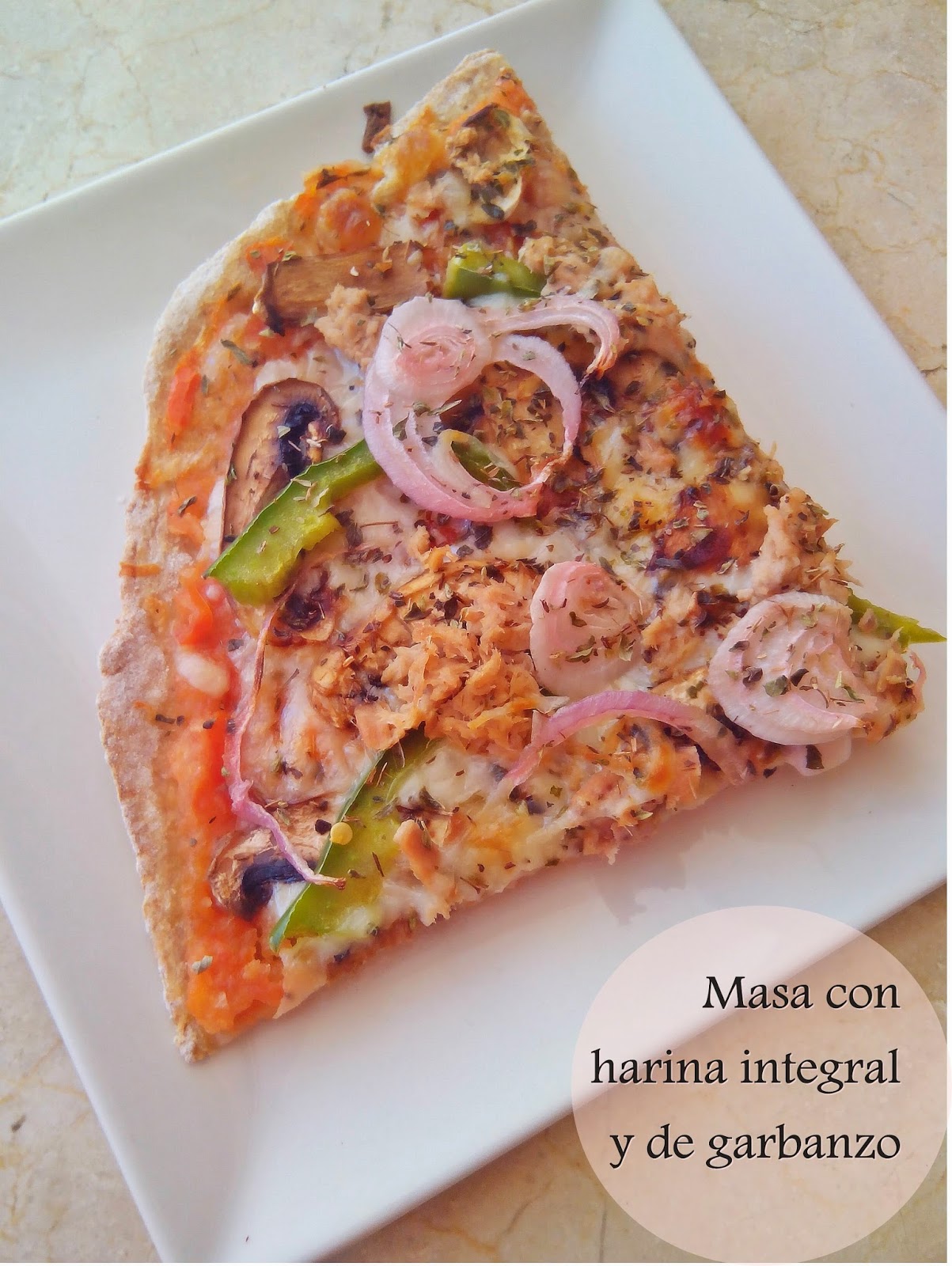 Masa de pizza con harina de garbanzo Saboreando delicias