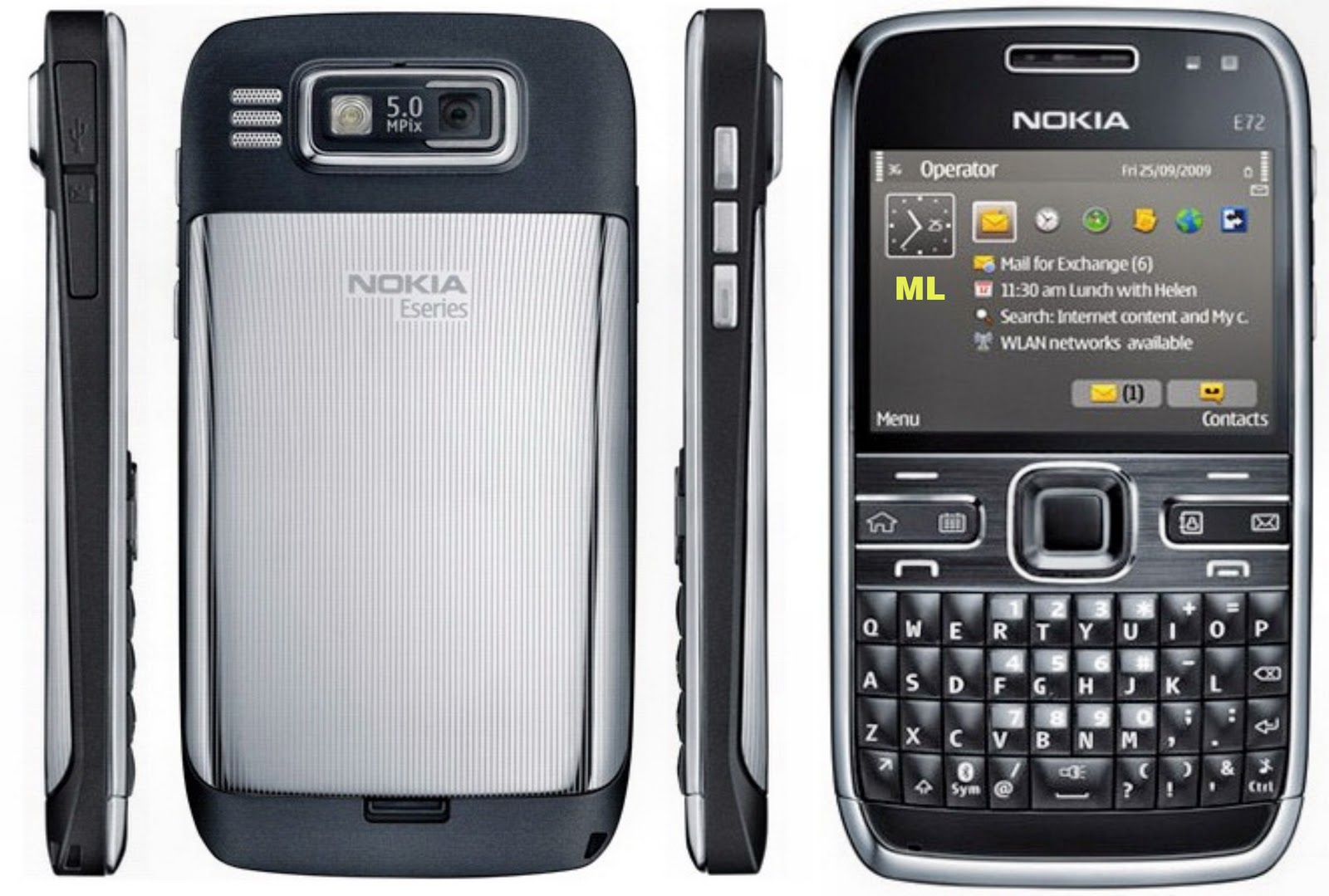 Spesifikasi HP, Handphone dan Ponsel: Spesifikasi Handphone Nokia E72