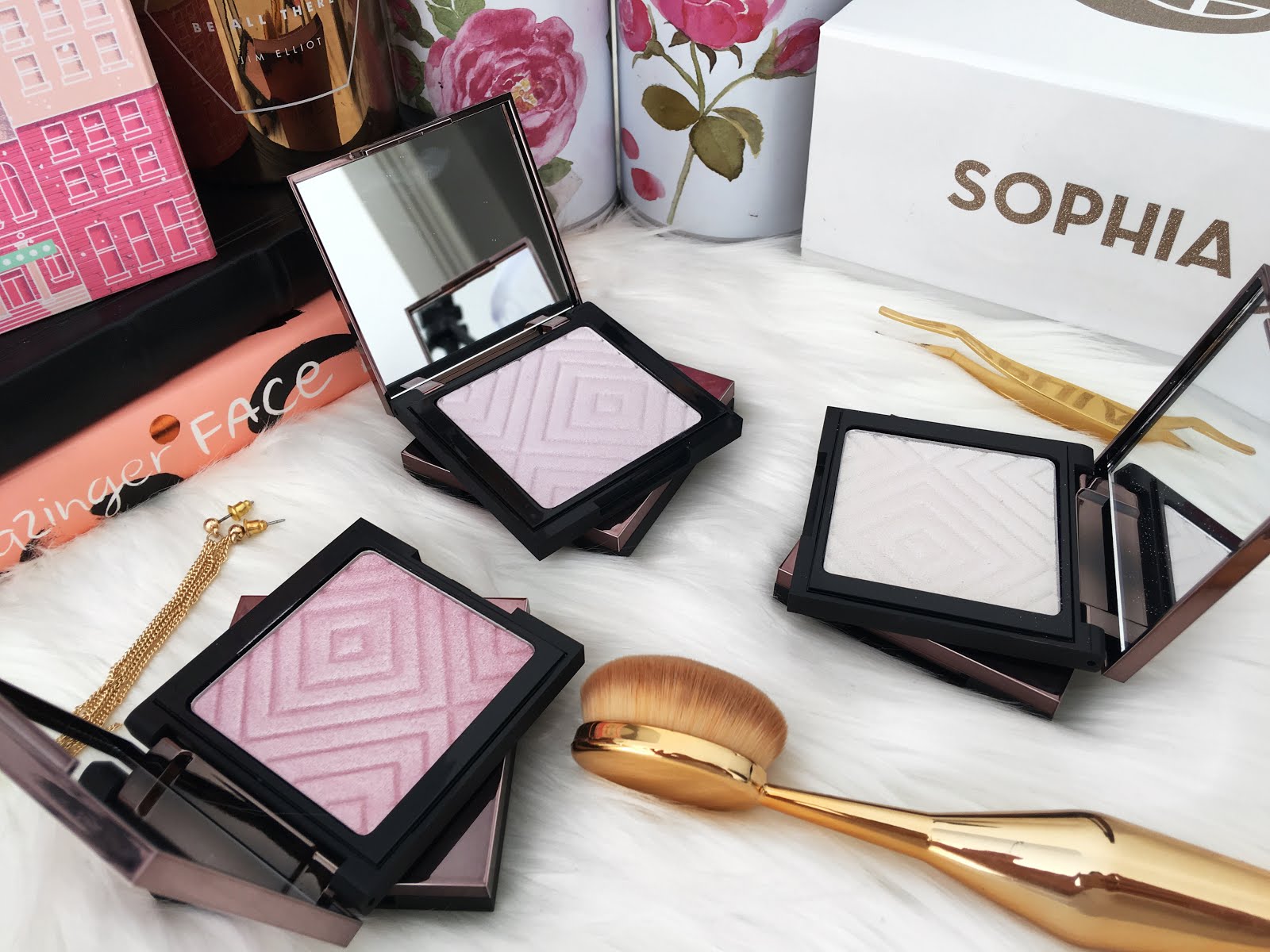 Makeup Geek Highlighters Swatch and Review ♡ Sophia LCS