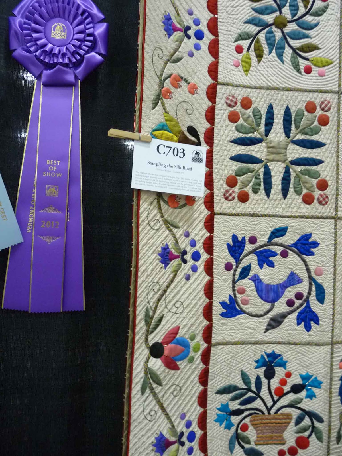 Sewing & Quilt Gallery Vermont Quilt Show..1